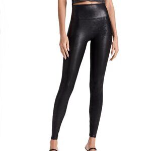 NWT Spanx Faux Leather Leggings Black Size XS
